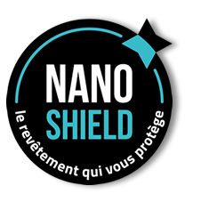 Logo Nano-shield, le revêtement qui vous protège, nano-revêtement antimicrobien, désinfection longue durée | Nano Shield